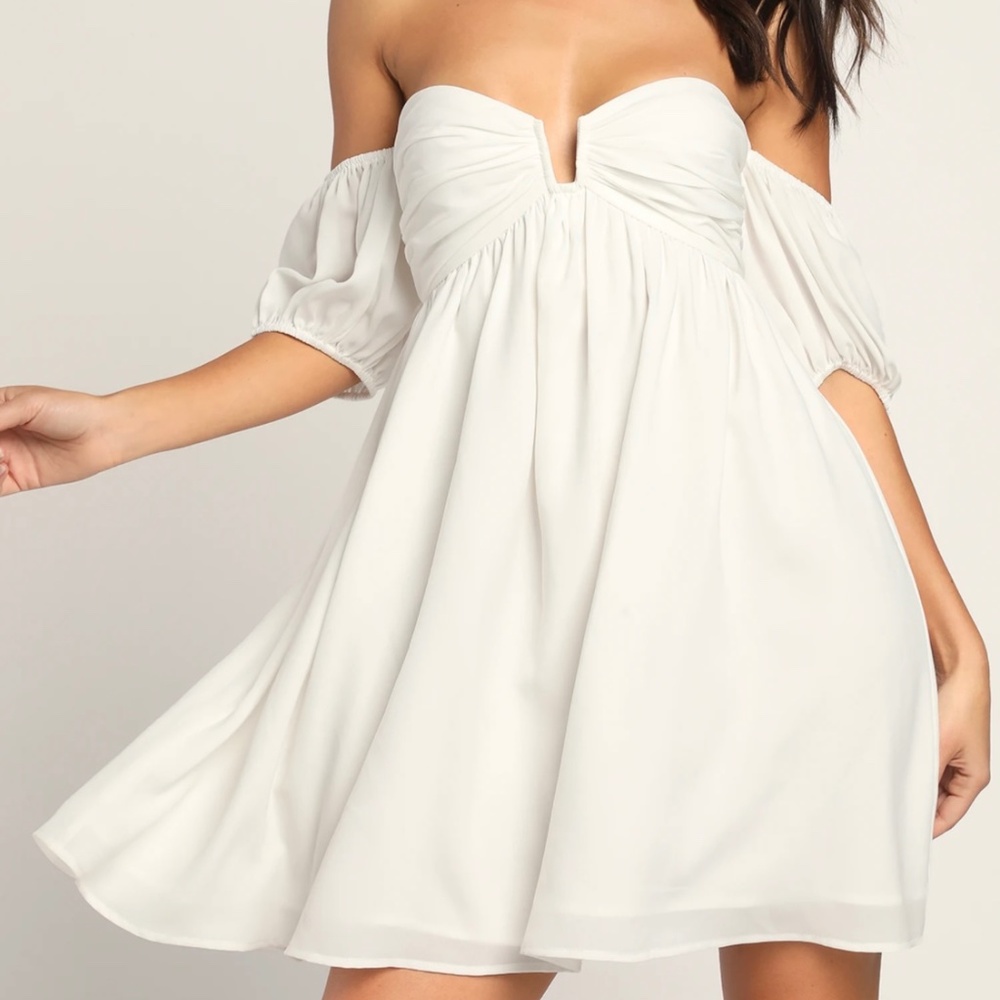 Lulus white dress